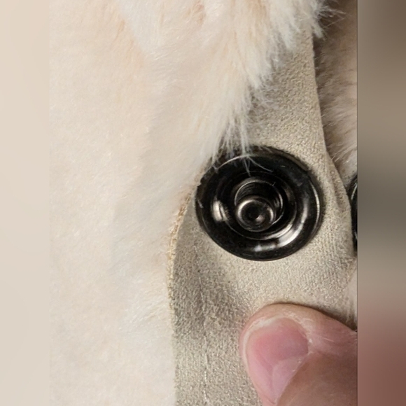 BLANKNYC reversible coat in cream/ivory size large in like new condition - Picture 11 of 15